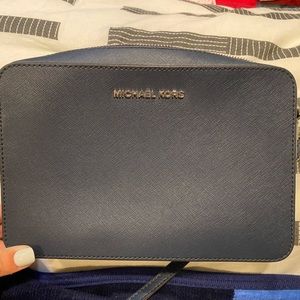 Michael Kors navy blue crossbody